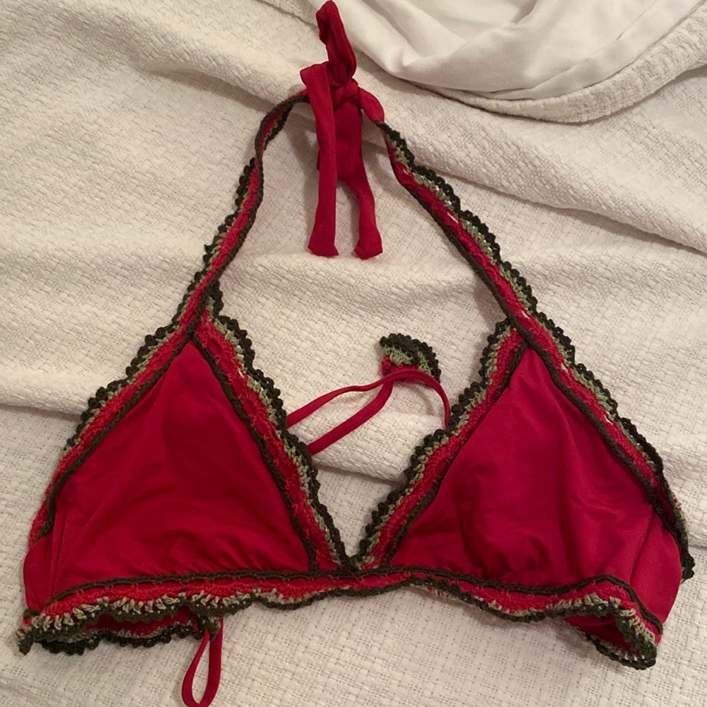 Becca crochet bathing suit top